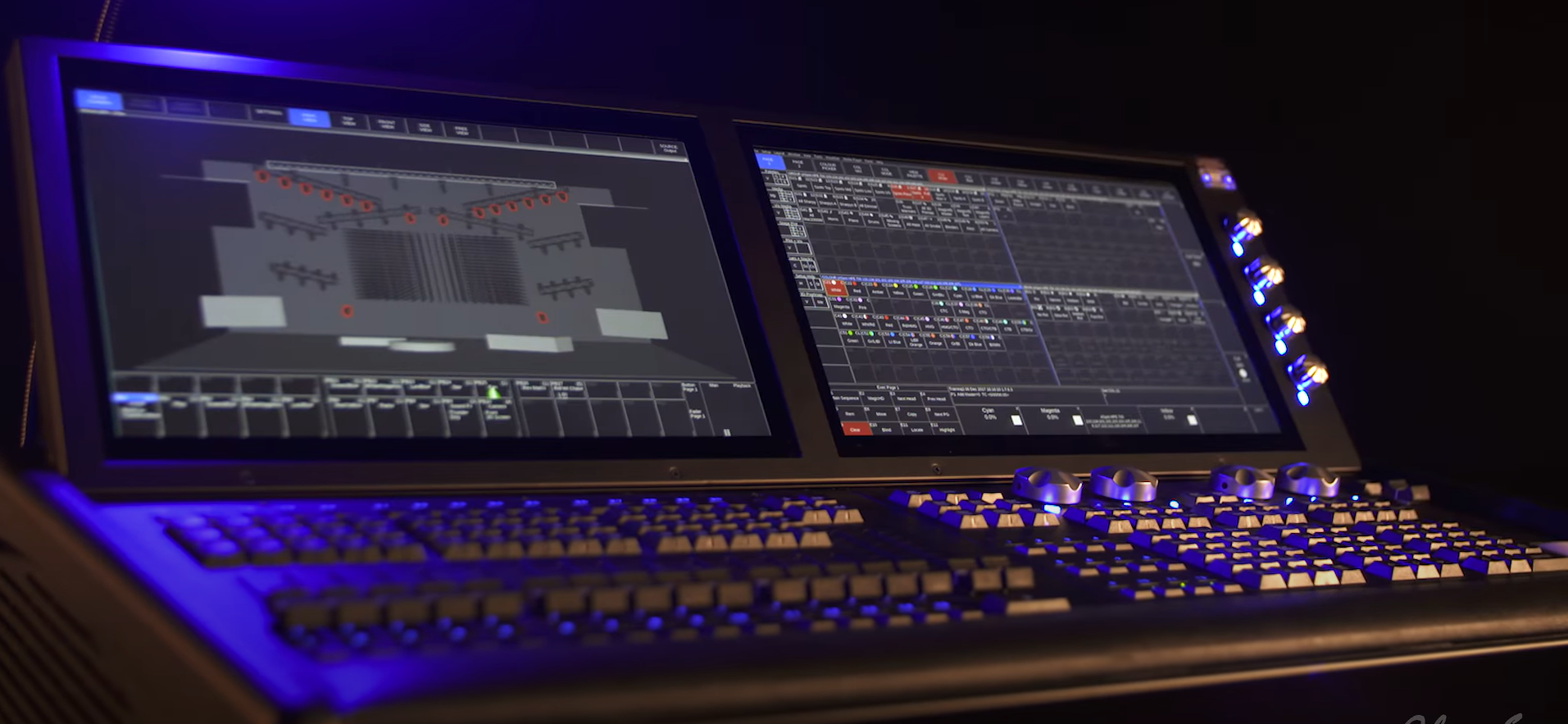 Системы управления световыми приборами